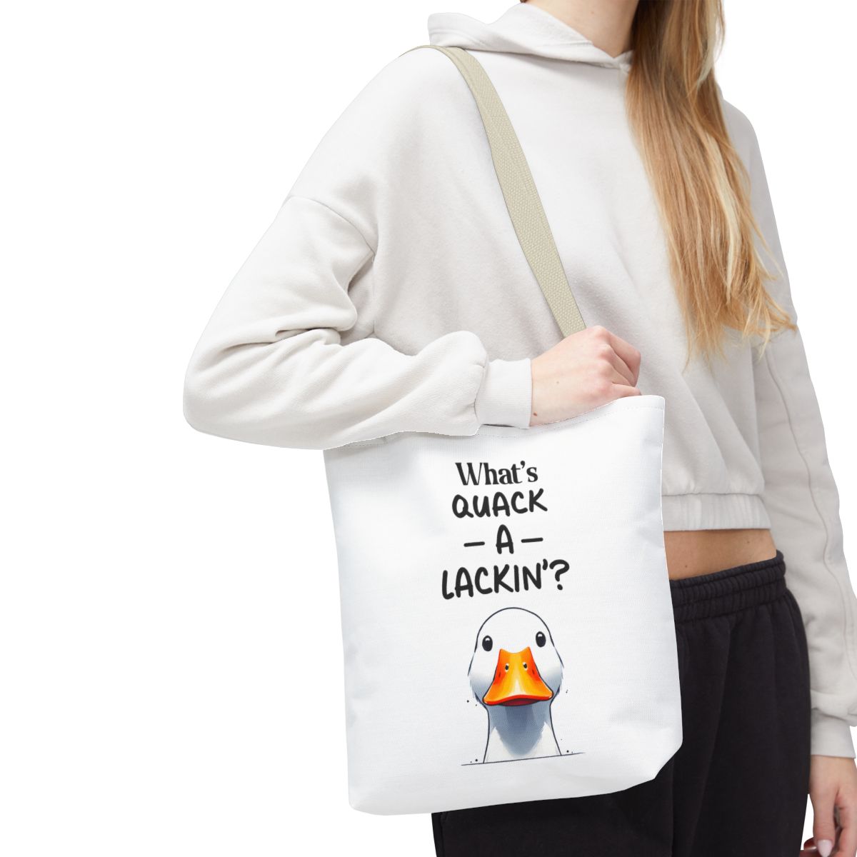 "What's Quack-a-Lackin'?" Tote